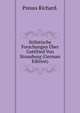 Stilistische Forschungen Uber Gottfried Von Strassburg (German Edition), Preuss Richard. 