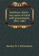 Surbiton; thirty-two years of local self-government, 1855-1887, Rowley W. C Richardson 