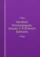 Varietes Sinologiques, Issues 1-4 (French Edition), 