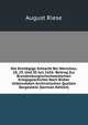 Die Dreitagige Schlacht Bei Warschau, 28, 29, Und 30 Juli 1656: Beitrag Zur Brandenburgischschwedischen Kriegsgeschichte Nach Bisher Unbenutzten Archivalischen Quellen Dargestellt (German Edition), August Riese 