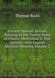 Ancient Spanish Ballads, Relating to the Twelve Peers of France, Mentioned in Don Quixote, with English Metrical Versions, Volume 2, Thomas Rodd 