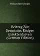 Beitrag Zur Kenntniss Einiger Insektenlarven (German Edition), William Henry Rolph 