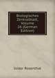 Biologisches Zentralblatt, Volume 26 (German Edition), Isidor Rosenthal 