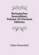 Biologisches Zentralblatt, Volume 20 (German Edition), Isidor Rosenthal 
