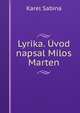 Lyrika. Uvod napsal Milos Marten, Karel Sabina 