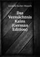 Das Vermachtnis Kains (German Edition), Leopold Sacher-Masoch 