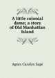 A little colonial dame; a story of Old Manhattan Island, Agnes Carolyn Sage 
