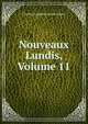 Nouveaux Lundis, Volume 11, Sainte-Beuve Charles Augustin 