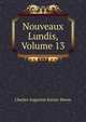 Nouveaux Lundis, Volume 13, Sainte-Beuve Charles Augustin 