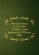 Annual report of the Town of Salem, New Hampshire Volume 1882, 
