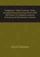 Longmans' object lessons: hints on preparing and giving them with full notes of complete courses of lessons of elementary science, David Salmon 