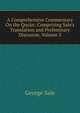 A Comprehensive Commentary On the Qur?n: Comprising Sale's Translation and Preliminary Discourse, Volume 3, George Sale 