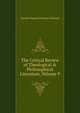 The Critical Review of Theological & Philosophical Literature, Volume 9, Stewart Dingwall Fordyce Salmond 