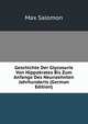 Geschichte Der Glycosurie Von Hippokrates Bis Zum Anfange Des Neunzehnten Jahrhunderts (German Edition), Max Salomon 