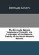 The Bermuda Salvors Vocabulary, Printed in the Languages of the Nations, Trading in the North-Western Atlantic, Bermuda Salvors 