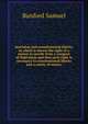 Secession and constitutional liberty, in which is shown the right of a nation to secede from a compact of federation and that such right is necessary to constitutional liberty and a surety of union;, Samuel Bunford 