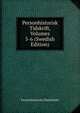Personhistorisk Tidskrift, Volumes 5-6 (Swedish Edition), Personhistoriska Samfundet 
