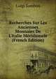 Recherches Sur Les Anciennes Monnaies De L'Italie M?ridionale (French Edition), Luigi Sambon 