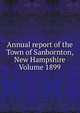 Annual report of the Town of Sanbornton, New Hampshire Volume 1899, 