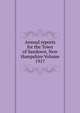 Annual reports for the Town of Sandown, New Hampshire Volume 1917, 