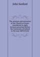 The mission and extension of the Church at home: considered in eight lectures preached before the University of Oxford in the year MDCCCLXI, John Sanford 