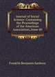 Journal of Social Science: Containing the Proceedings of the American Association, Issue 40, Sanborn, F. B. (Franklin Benjamin), 1831-1917 