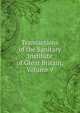 Transactions of the Sanitary Institute of Great Britain, Volume 9, 