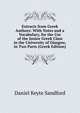 Extracts from Greek Authors: With Notes and a Vocabulary, for the Use of the Junior Greek Class in the University of Glasgow, in Two Parts (Greek Edition), Daniel Keyte Sandford 