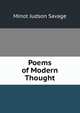 Poems of Modern Thought, Minot J. Savage 