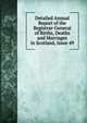 Detailed Annual Report of the Registrar-General of Births, Deaths and Marriages in Scotland, Issue 49, 