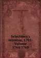 Selectmen's minutes, 1701- Volume 1764/1768, Boston (Mass.). Selectmen 