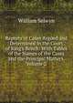 Reports of Cases Argued and Determined in the Court of King's Bench: With Tables of the Names of the Cases and the Principal Matters, Volume 2, William Selwyn 