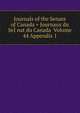 Journals of the Senate of Canada = Journaux du SeI?nat du Canada Volume 44 Appendix 1, 