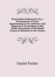 Proscription Delineated, Or, a Development of Facts Appertaining to the Arbitrary and Oppressive Proceedings of the North Association of Litchfield County in Relation to the Author, Daniel Parker 