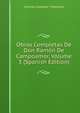 Obras Completas De Don Ramon De Campoamor, Volume 3 (Spanish Edition), Vicente Colorado Y Martinez 