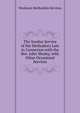 The Sunday Service of the Methodists Late in Connexion with the Rev. John Wesley, with Other Occasional Services, Wesleyan Methodists services 