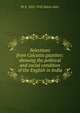 Selections from Calcutta gazettes: showing the political and social condition of the English in India, W S. 1822-1910 Seton-Karr 