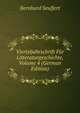 Vierteljahrschrift Fur Litteraturgeschichte, Volume 4 (German Edition), Bernhard Seuffert 