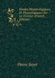 Etudes Morphologiques Et Physiologiques Sur Le Cerisier (French Edition), Pierre Seyot 