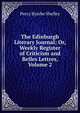 The Edinburgh Literary Journal; Or, Weekly Register of Criticism and Belles Lettres, Volume 2, Shelley Percy Bysshe 