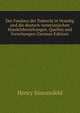Der Fondaco dei Tedeschi in Venedig und die deutsch-venetianischen Handelsbeziehungen. Quellen und Forschungen (German Edition), Henry Simonsfeld 