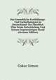 Das Gewerbliche Fortbildungs- Und Fachschulwesen in Deutschland: Ein Uberblick Uber Seine Entwickelung Und Seinen Gegenwartigen Stand (German Edition), Oskar Simon 