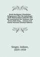 Briefe Beruhmter Christlicher Zeitgenossen Uber Die Judenfrage: Nach Manuscripten Gedruckt Und Mit Autorisation Der Verfasser Zum Ersten Male Hrsg., . Autoren Und Einem Vorworte (German Edition), Singer, Isidore, 1859-1939 
