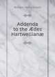 Addenda to the ?des Hartwellian?, William henry Smyth 
