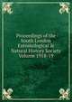 Proceedings of the South London Entomological & Natural History Society Volume 1918-19, 