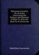 Platonism Unveil'd: Or, an Essay Concerning the Notions and Opinions of Plato Tr. from the Work by M. Souverain., Matthieu Souverain 