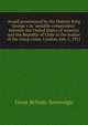 Award pronounced by His Majesty King George v as "amiable compositeur" between the United States of America and the Republic of Chile in the matter of the Alsop claim. London, July 5, 1911, Great Britain. Sovereign 