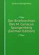 Der Briefwechsel Des M. Cyriacus Spangenberg (German Edition), Cyriacus Spangenberg 