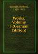 Works, Volume 3 (German Edition), Spencer, Herbert, 1820-1903 