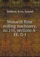 Monarch flour milling machinery, no.115, sections A-EE, G-I, Valdron &amp; co. Sprout 